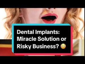 Dental Implants: Miracle Solution or Risky Business? Cosmetic Dentist Explains